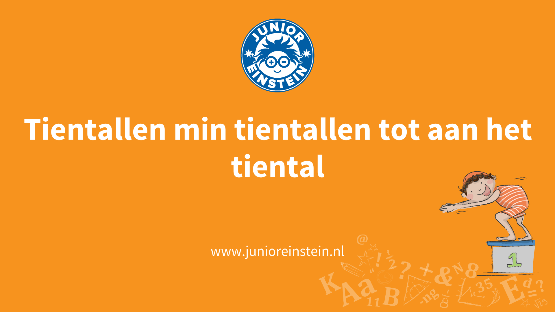 Tientallen min tientallen tot aan het tiental